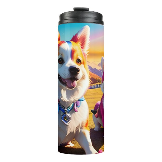 Beautiful Animal Four Thermal Tumbler (Front)