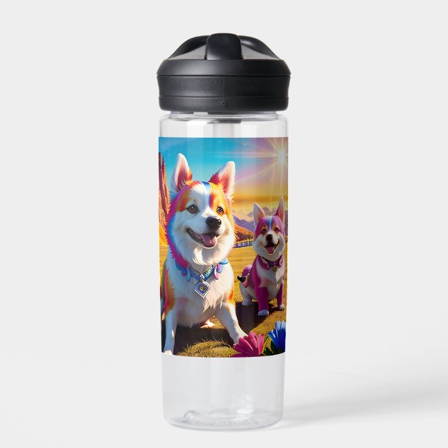 Beautiful Animal Four Water Bottle (Front)