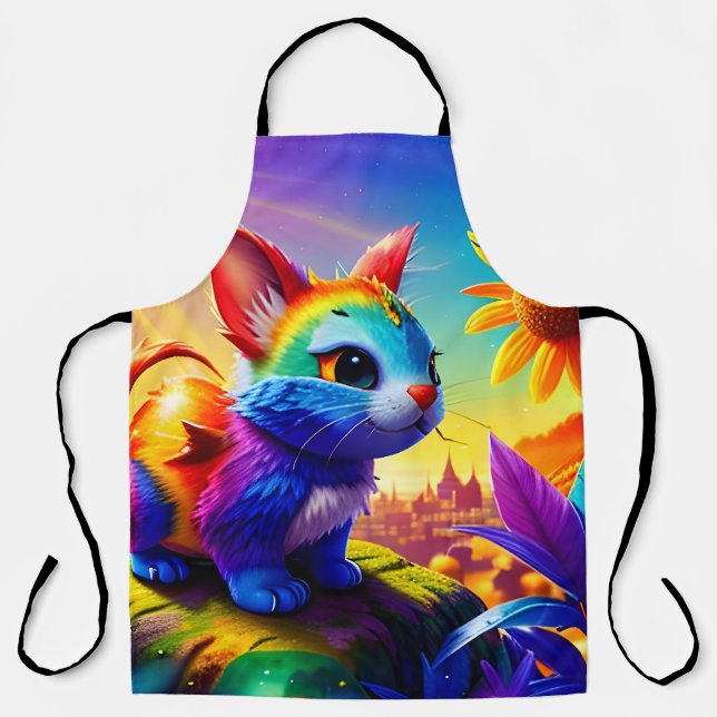 Beautiful Animal Three Apron (Front)