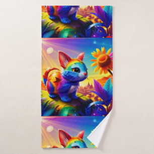 Beautiful Animal Three Bath Towel Set