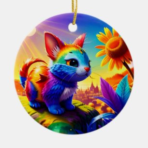 Beautiful Animal Three Ceramic Tree Decoration