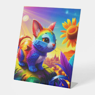 Beautiful Animal Three Pedestal Sign