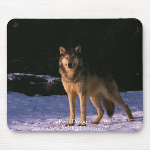 beautiful animals of the wild mouse mat