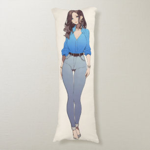 Beautiful Anime Woman Body Cushion