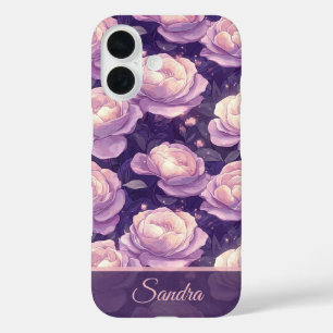 Beautiful Anniversary Gift Rose Flower Name iPhone 16 Case