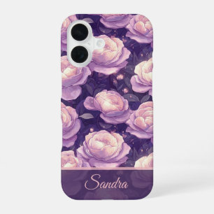 Beautiful Anniversary Gift Rose Flower Name iPhone 16 Case