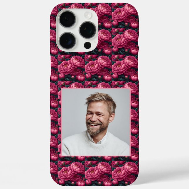 Beautiful Anniversary Keepsake Peonies Flower Phot Case-Mate iPhone Case (Back)