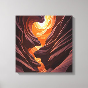 Beautiful Antelope Canyon Navajo Nation  Canvas Print