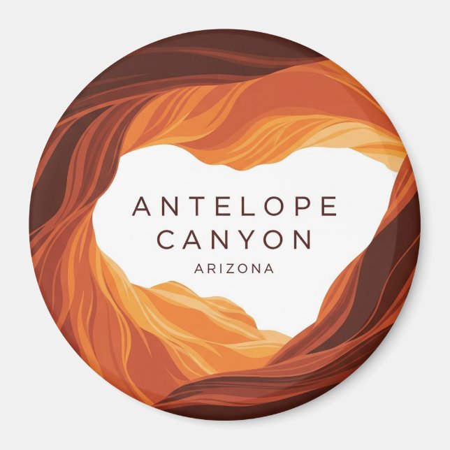 Beautiful Antelope Canyon Navajo Nation  Magnet (Front)