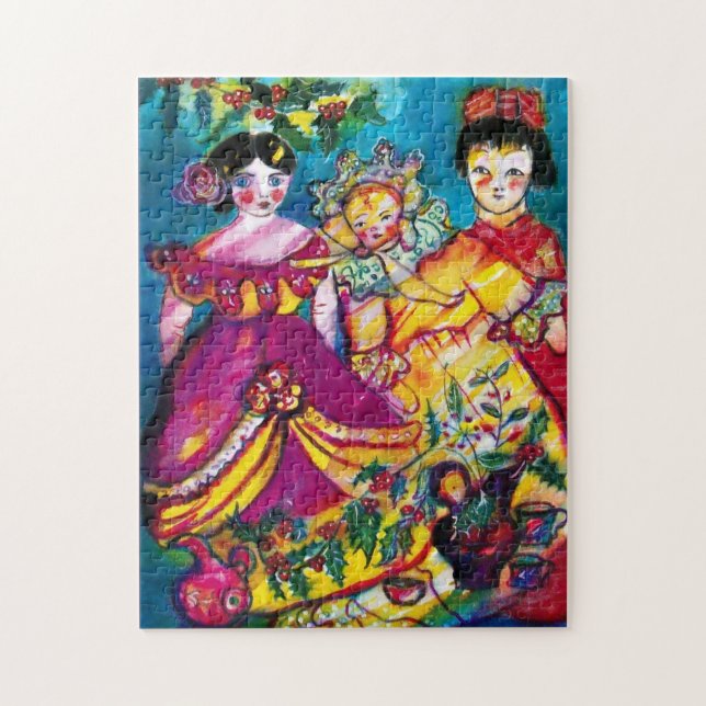 BEAUTIFUL ANTIQUE DOLLS JIGSAW PUZZLE (Vertical)