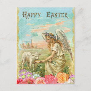 Beautiful antique picture of Easter Card