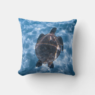 Beautiful Aquatic Turtle   Best gift for sea life Cushion