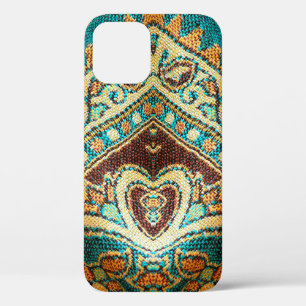 Beautiful, arab, arabic, arabian, arabesque fabric iPhone 12 case