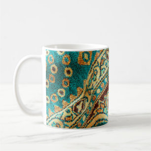 Beautiful, arab, arabic, arabian, arabesque fabric coffee mug