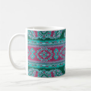 Beautiful, arab, arabic, arabian, arabesque fabric coffee mug