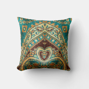 Beautiful, arab, arabic, arabian, arabesque fabric cushion