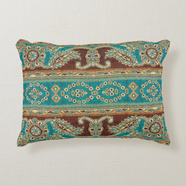 Beautiful, arab, arabic, arabian, arabesque fabric decorative cushion (Front)