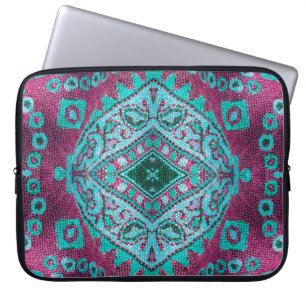 Beautiful, arab, arabic, arabian, arabesque fabric laptop sleeve