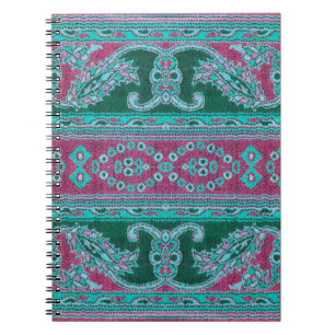Beautiful, arab, arabic, arabian, arabesque fabric notebook