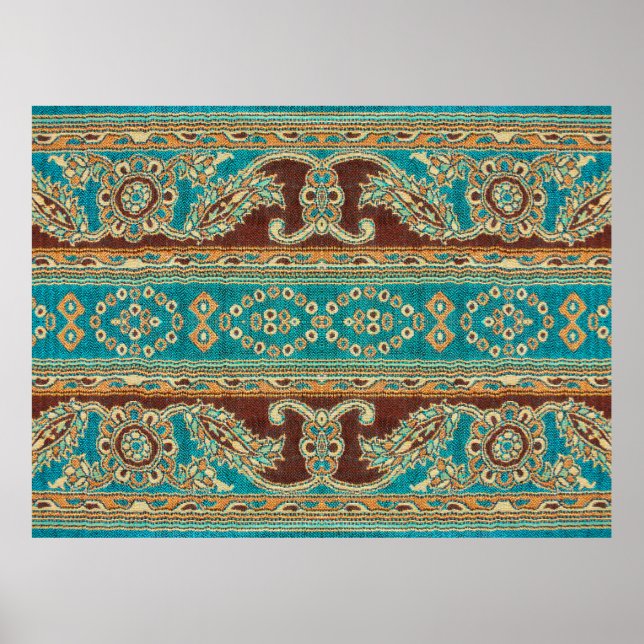 Beautiful, arab, arabic, arabian, arabesque fabric poster (Front)