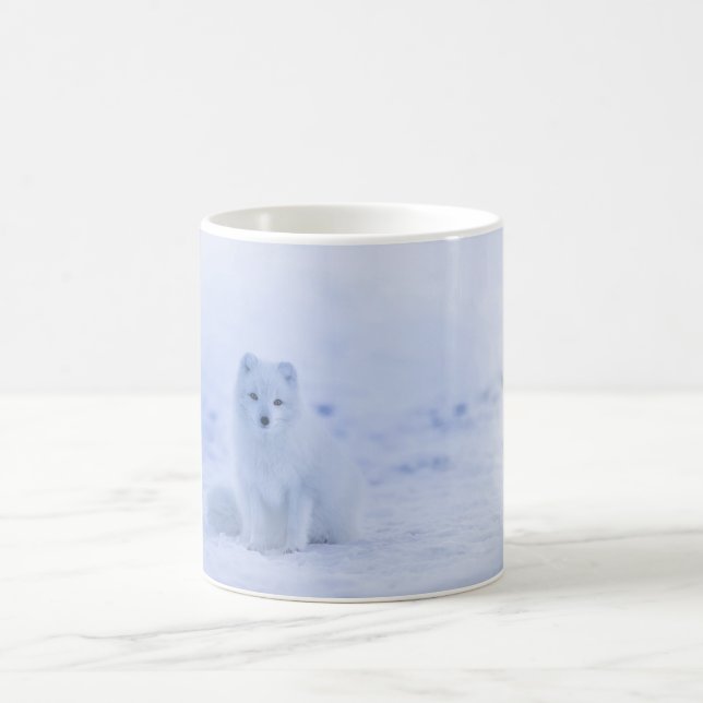 Beautiful Arctic Fox Coffee Mug (Center)