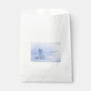 Beautiful Arctic Fox Favour Bags