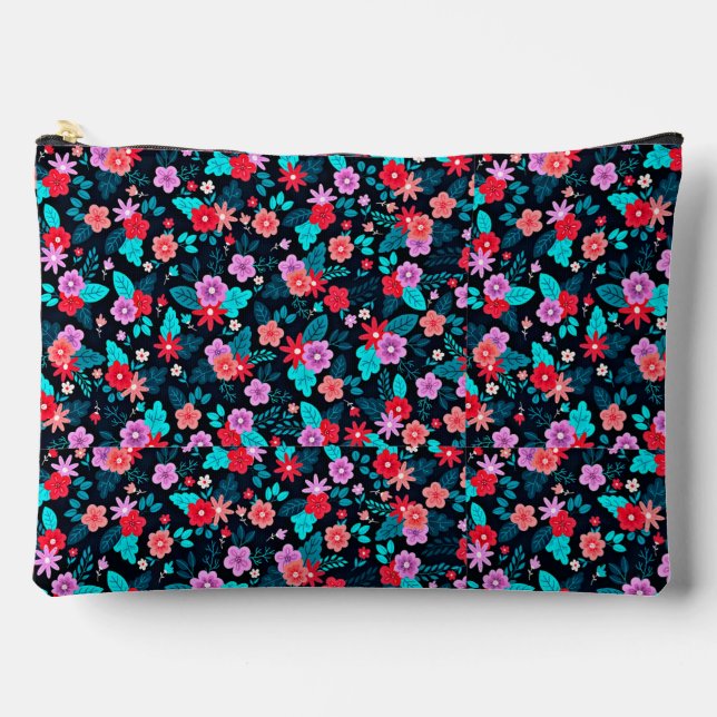 Beautiful Arrangement Ditsy Floral Pattern-56576 Accessory Pouch (Front)