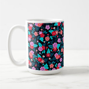 Beautiful Arrangement Ditsy Floral Pattern-56576 Coffee Mug