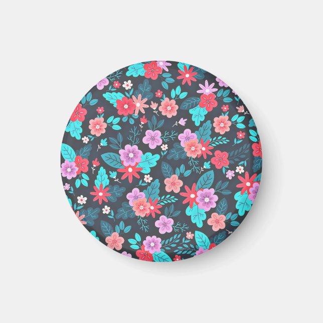 Beautiful Arrangement Ditsy Floral Pattern-56576 Magnet (Front)