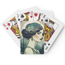 Beautiful Art Deco Flapper