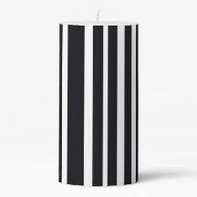 Beautiful Art Form Modern Chic Black White Striped