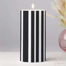 Beautiful Art Form Modern Chic Black White Striped