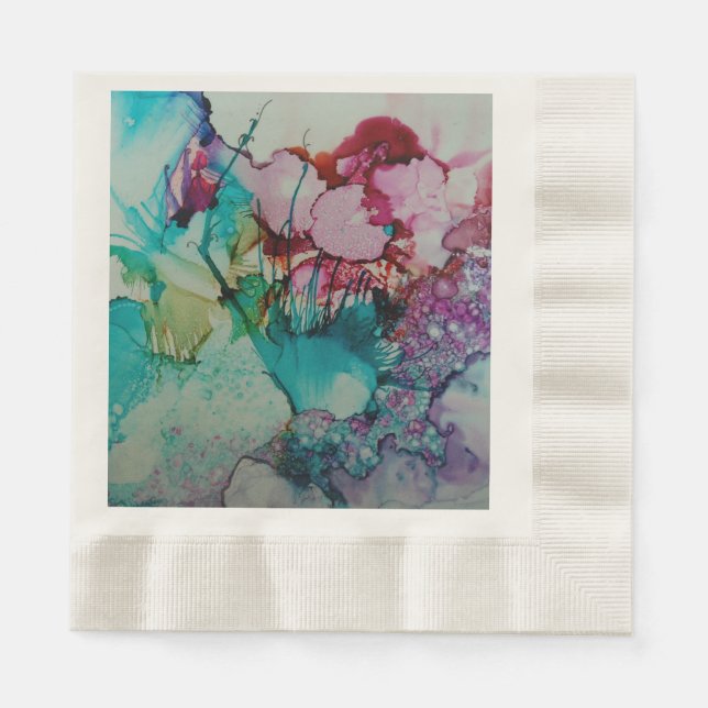 Beautiful art paper napkin (Front)