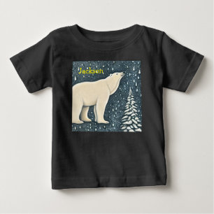 Beautiful Artic Polar Bear Baby T-Shirt