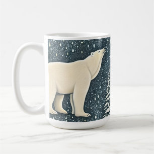 Beautiful Artic Polar Bear Coffee Mug