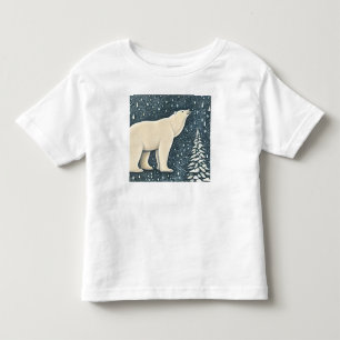 Beautiful Artic Polar Bear Toddler T-Shirt