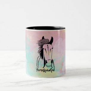Beautiful Artistic Horse Lovin' Gal Mug