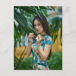 Beautiful Asian Model Postcard