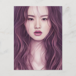 Beautiful Asian Woman Postcard
