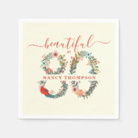 Beautiful at 80 Birthday Party Sticker