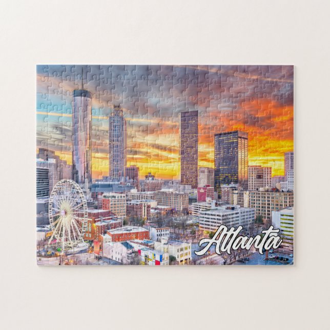 Beautiful Atlanta, Georgia, United States Jigsaw Puzzle (Horizontal)