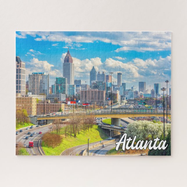 Beautiful Atlanta, Georgia, United States Jigsaw Puzzle (Horizontal)