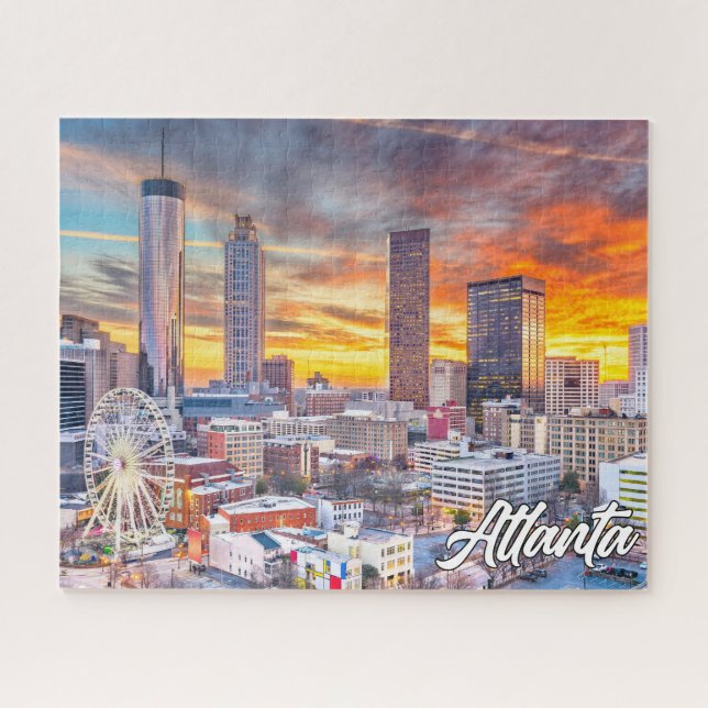 Beautiful Atlanta, Georgia, United States Jigsaw Puzzle (Horizontal)