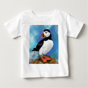 Beautiful Atlantic Puffin Bird Baby T-Shirt