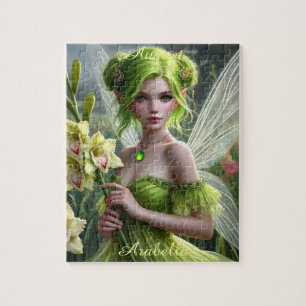 Beautiful August Fairy in Gladioli Jigsaw Puzzle