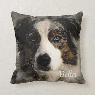 Beautiful Australian Shepard Custom Personalised Cushion