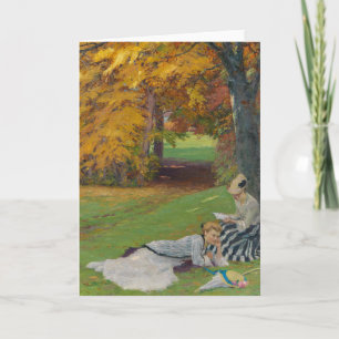 Beautiful Autumn Afternoon Edward Cucuel Card