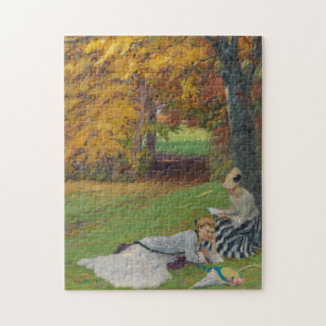 Beautiful Autumn Afternoon | Edward Cucuel Jigsaw Puzzle (Vertical)