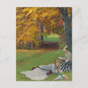Beautiful Autumn Afternoon   Edward Cucuel Postcard