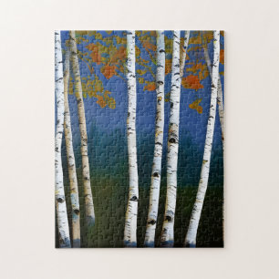 Beautiful Autumn Birch Jigsaw Puzzle